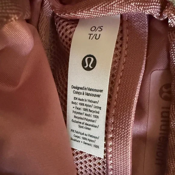 Lululemon Pink Belt Bag Everywhere Mini Pouch Key Chain Coin Purse‎ - Picture 6 of 9